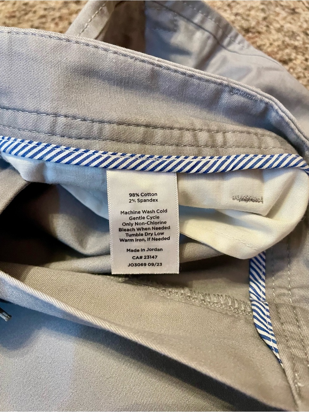 Talbots Gray Relaxed Chino size 6 Cotton Stretch Preppy Minimalist Office. - Picture 5 of 10